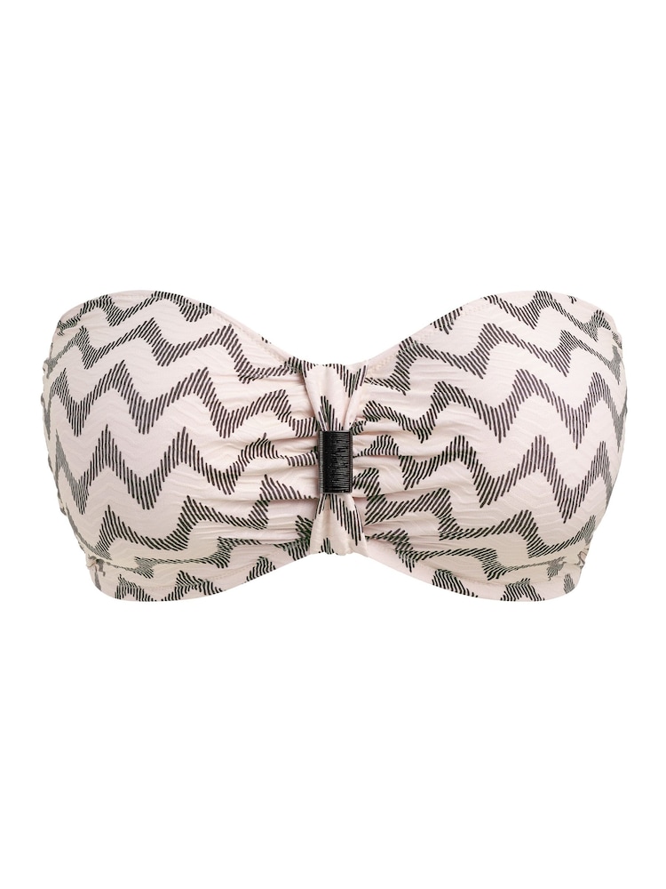 Fantasie Cream Vanuatu Underwire Bandeau Bikini Top - Image 7 of 7