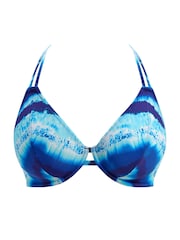 Freya Blue Cadiz Coast Underwire Halter Bikini Top - Image 4 of 4