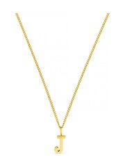 Orelia Luxe Gold Tone J Initial Waterproof Necklace with Giftbox - Image 1 of 3