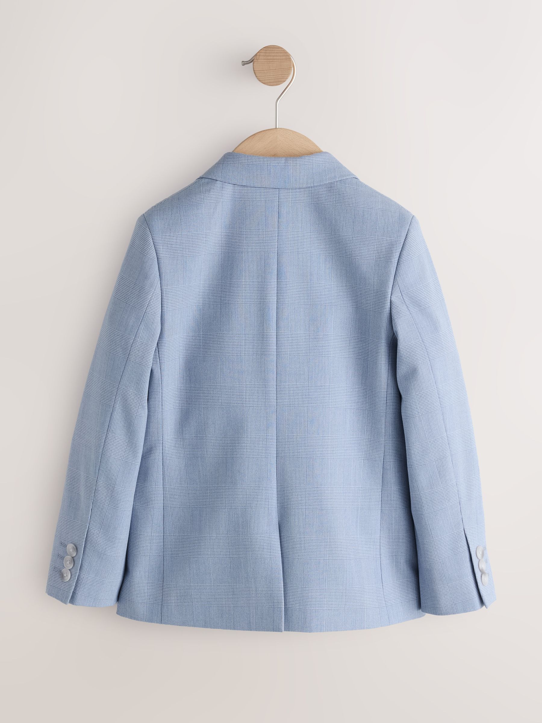 Buy Light Blue Check Suit Jacket (12mths-16yrs) from Next Lithuania