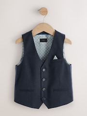 Navy Waistcoat (12mths-16yrs) - Image 1 of 4