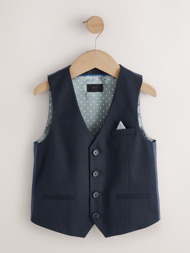 Navy Waistcoat (12mths-16yrs) - Image 1 of 4