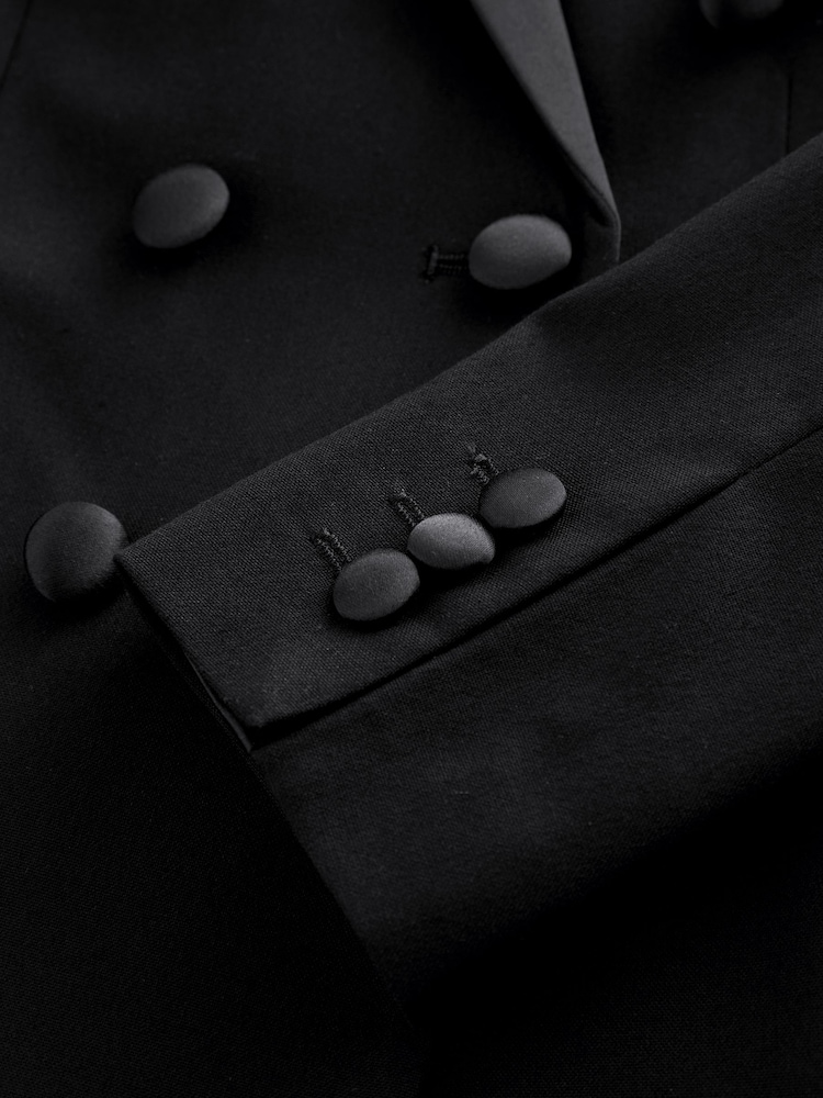 Svart - Smoking kjole Jakke (3-16år) - Bilde 4 av 4