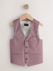 Mauve Purple Waistcoat (3-16yrs) - Image 1 of 6