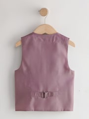 Mauve Purple Waistcoat (3-16yrs) - Image 2 of 6