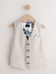 Neutral Waistcoat (12mths-16yrs) - Image 1 of 4