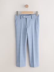 Light Blue Check Suit Trousers (3-16yrs) - Image 1 of 4