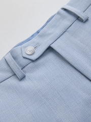 Light Blue Check Suit Trousers (3-16yrs) - Image 3 of 4