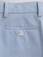 Light Blue Check Suit Trousers (3-16yrs) - Image 4 of 4