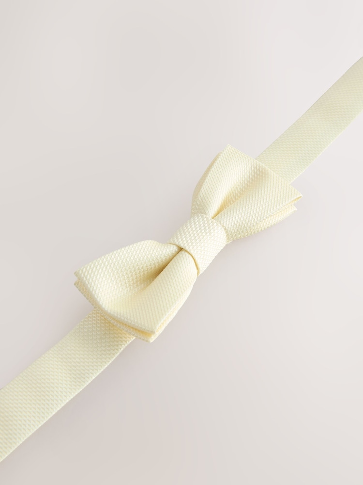 أصفر زبدة - ربطة عنق فيونكة (3-16 سنة) - صورة 1 من 2 أصفر زبدة - ربطة عنق فيونكة (3-16 سنة) - صورة 1 من 2