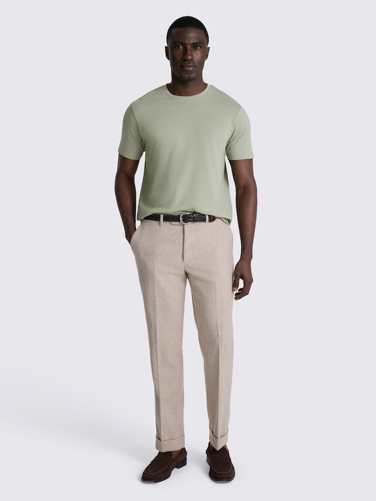 MOSS Sage Green Crew Neck T-Shirt - Image 2 of 6