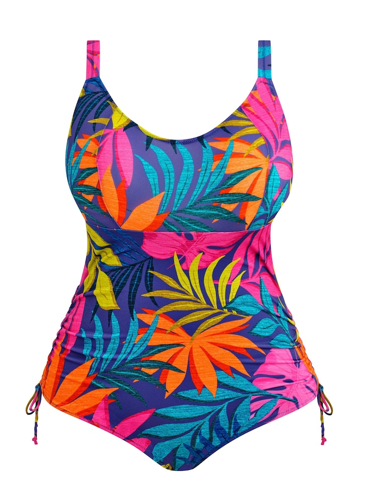 Elomi Blue Porto Rafti Non Wired Swimsuit - Image 5 of 5