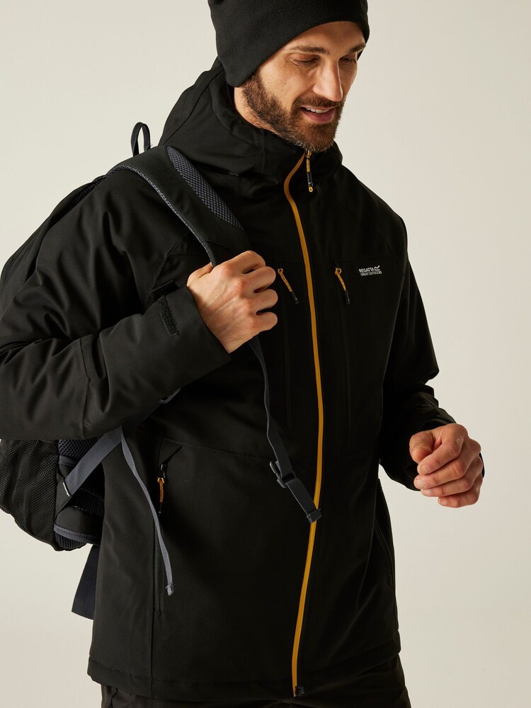 Regatta Black Highton Stretch Padded Jacket - Image 1 of 9 Regatta Black Highton Stretch Padded Jacket - Image 1 of 9