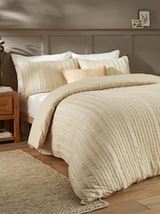 Duvet Day Linen Harrison Stripe Tufted Soft Touch Duvet Set - Image 1 of 3
