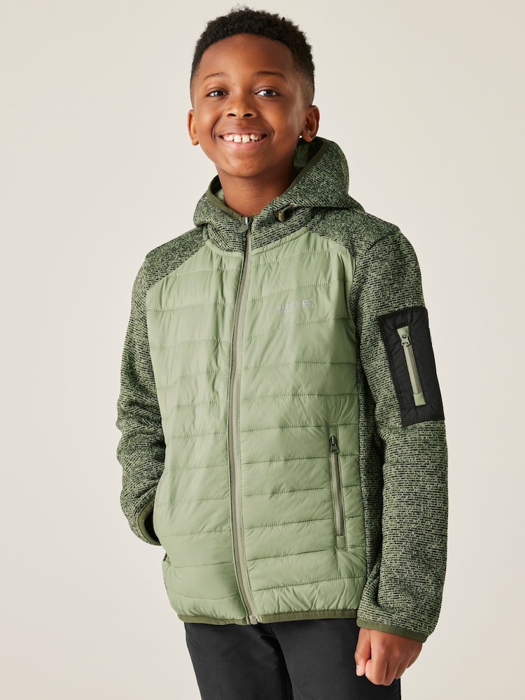 Regatta Green Jr Newhill Hybrid Coat - Image 1 of 9 Regatta Green Jr Newhill Hybrid Coat - Image 1 of 9