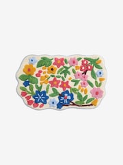 Lucy Tiffney Multi Periwinkle Floral Bath Mat - Image 4 of 4
