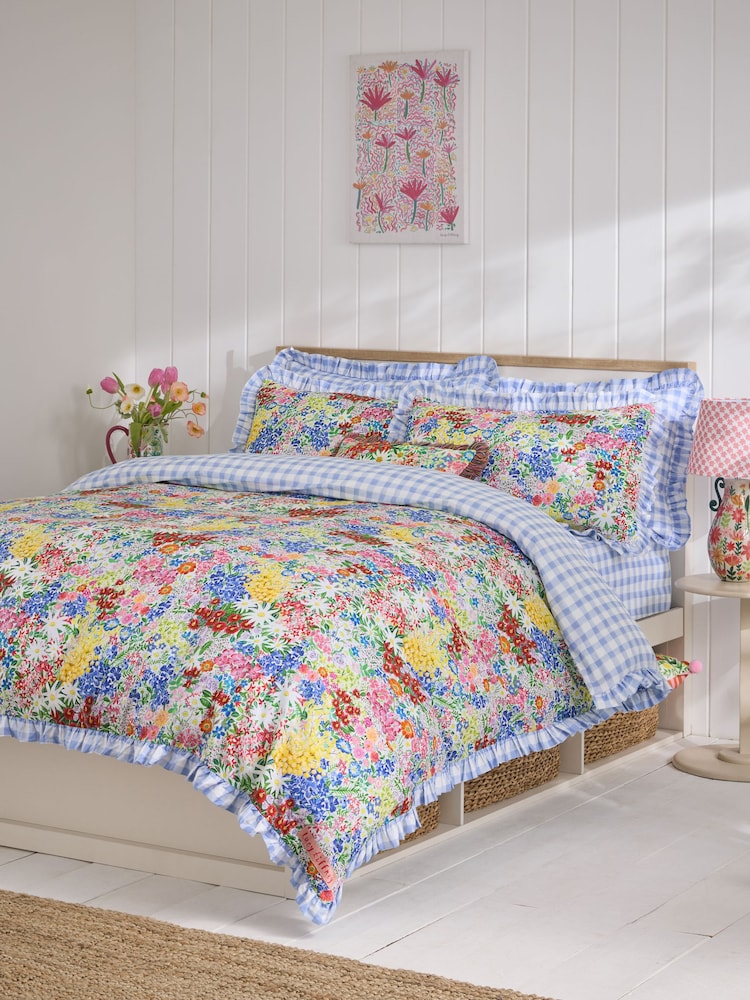 Lucy Tiffney 180 diegu blīvuma segas pārvalka un spilvendrānas komplekts - Attēls 1 no 6