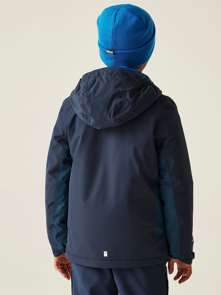 Regatta Blue Hurdle Waterproof Jacket - Image 2 of 9 Regatta Blue Hurdle Waterproof Jacket - Image 2 of 9