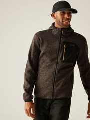 Regatta Brown Hooded Newhill Fleece - Image 2 of 7