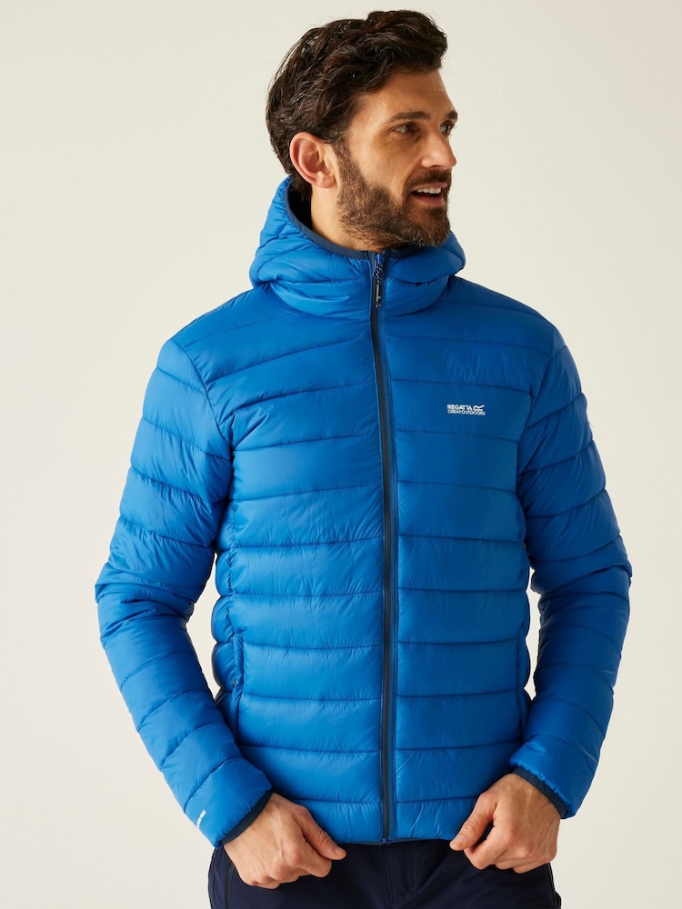 Regatta Blue Hooded Marizion Midweight Coat - Image 1 of 7