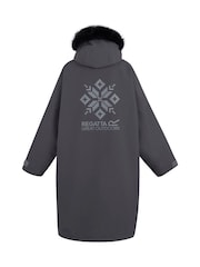 Grau - Regatta Junior Waterproof Pro Changing Robe - Bild 8 von 9