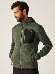 Regatta Green Hooded Newhill Fleece - Image 1 of 9