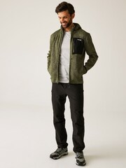 Regatta Green Hooded Newhill Fleece - Image 3 of 9