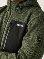 Regatta Green Hooded Newhill Fleece - Image 4 of 9
