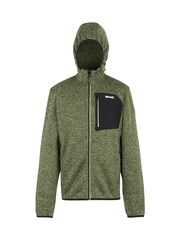 Regatta Green Hooded Newhill Fleece - Image 7 of 9