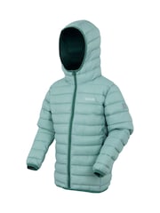 Regatta Green Jnr Hooded Marizion Midweight Coat - Image 9 of 9