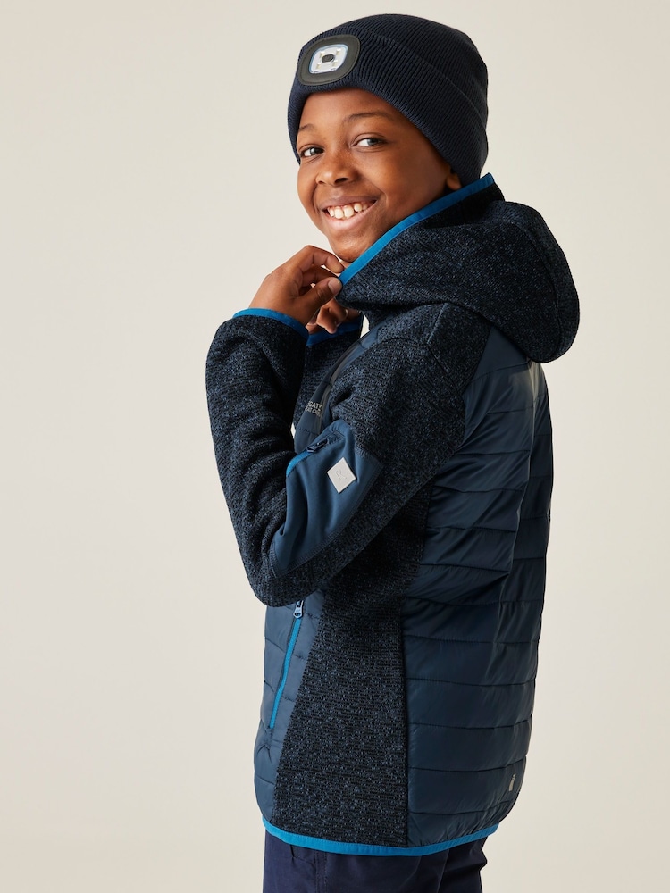 Regatta Blue Jr Newhill Hybrid Coat - Image 2 of 9 Regatta Blue Jr Newhill Hybrid Coat - Image 2 of 9