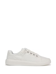 Blowfish Malibu Regular Fit Blue Boardwalk Slip On Trainers - Image 1 of 7
