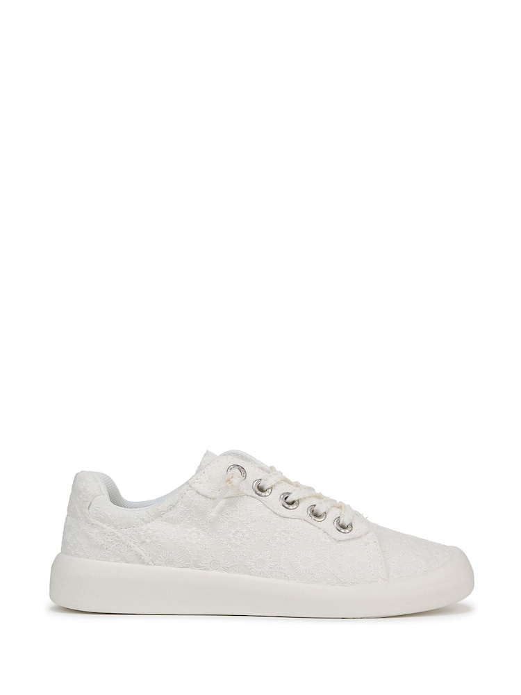 Blowfish Malibu Regular Fit Blue Boardwalk Slip On Trainers - Image 1 of 7