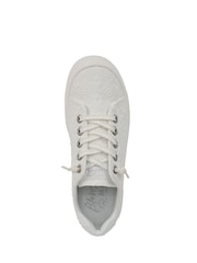 Blowfish Malibu Regular Fit Blue Boardwalk Slip On Trainers - Image 6 of 7