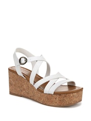Blowfish Malibu Regular Fit Gold Aurora Wedge Sandals - Image 3 of 7