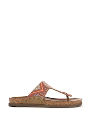 Orange - Blowfish Malibu Regular Fit Orange Lyric Toe Post Sandals - Bild 1 von 7