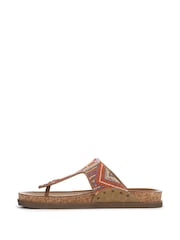 Orange - Blowfish Malibu Regular Fit Orange Lyric Toe Post Sandals - Bild 2 von 7