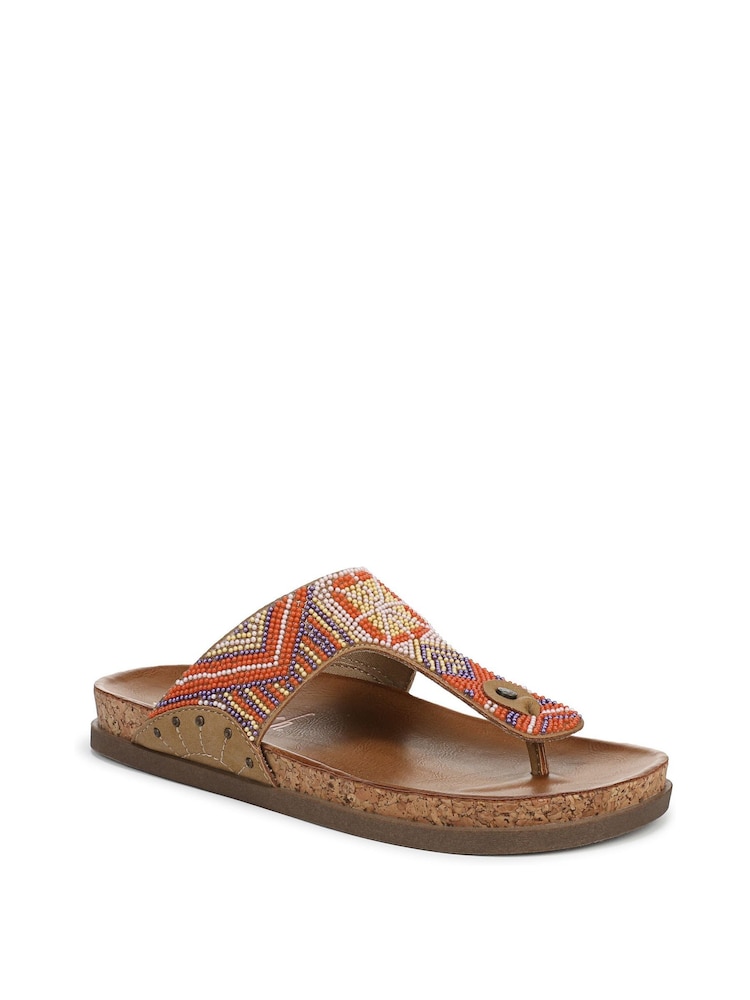 Blowfish Malibu Regular Fit Orange Lyric Toe Post Sandals - Image 3 of 7