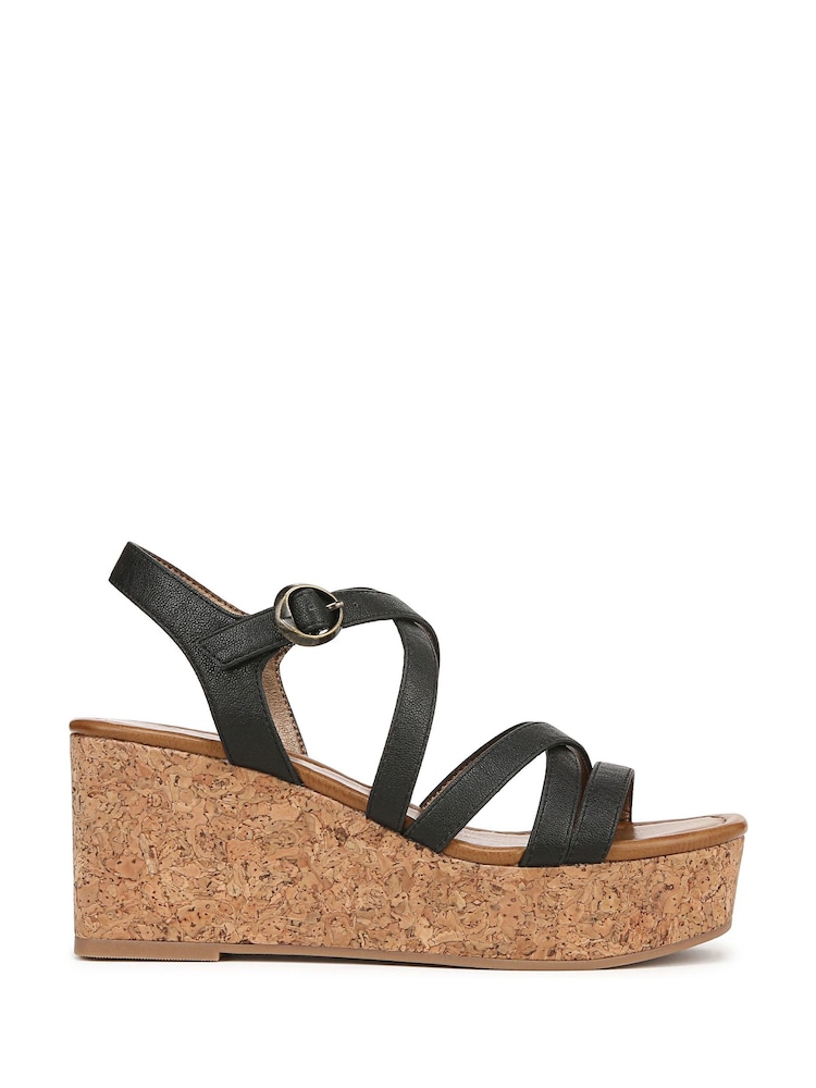 Blowfish Malibu Regular Fit Gold Aurora Wedge Sandals - Image 1 of 7