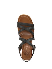 Blowfish Malibu Regular Fit Gold Aurora Wedge Sandals - Image 6 of 7