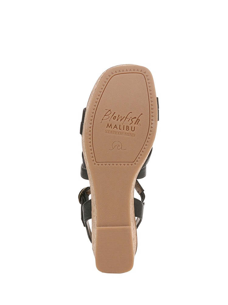 Blowfish Malibu Regular Fit Gold Aurora Wedge Sandals - Image 7 of 7