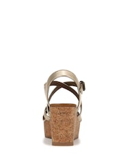Blowfish Malibu Regular Fit Gold Aurora Wedge Sandals - Image 5 of 7
