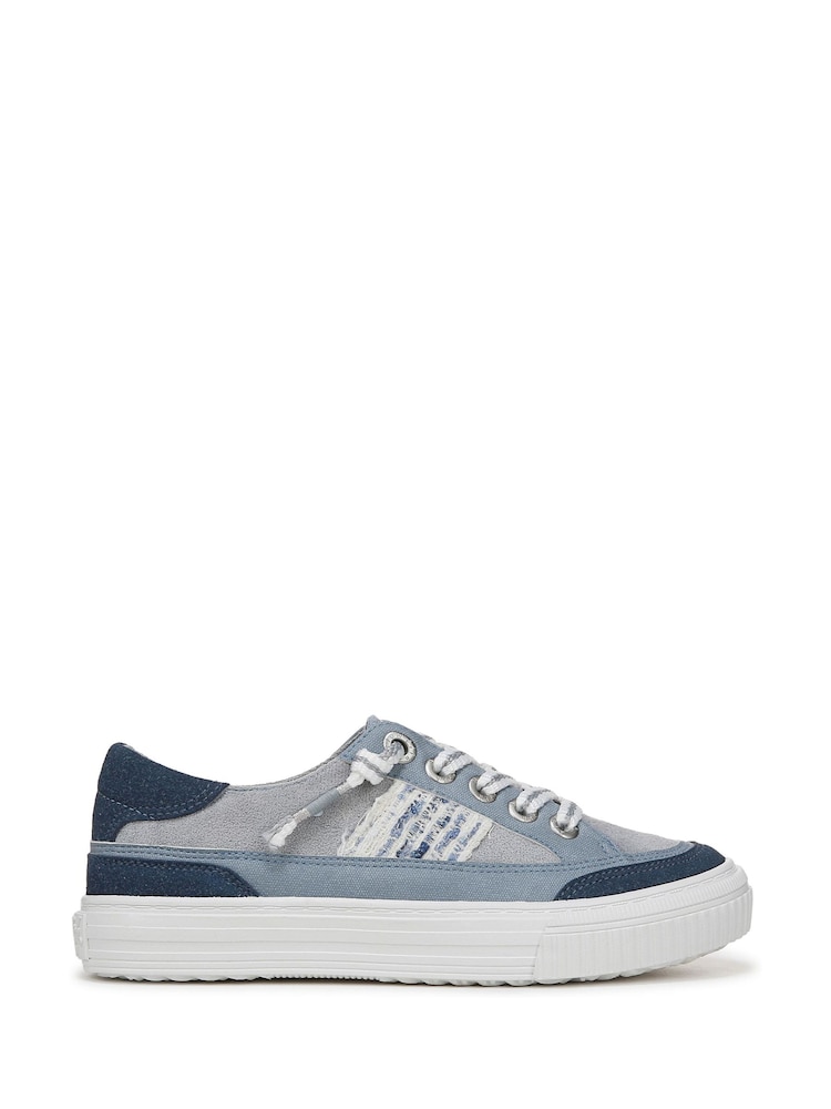 Blowfish Malibu Regular Fit Blue Alex Slip-On Trainers - Image 1 of 7