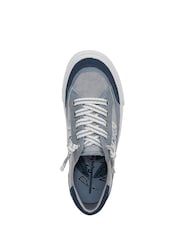 Blowfish Malibu Regular Fit Blue Alex Slip-On Trainers - Image 6 of 7