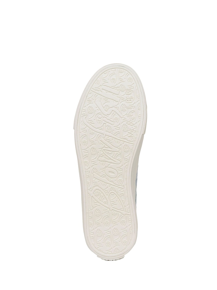 Blowfish Malibu Regular Fit Mystical Slip On White Trainers - Image 7 of 7