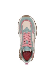 Blowfish Malibu Regular Fit Green Leo Lace-Up Trainers - Image 6 of 7
