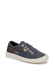 Blowfish Malibu Regular Fit Animal Print Beachside Slip On Trainers - Image 3 of 7