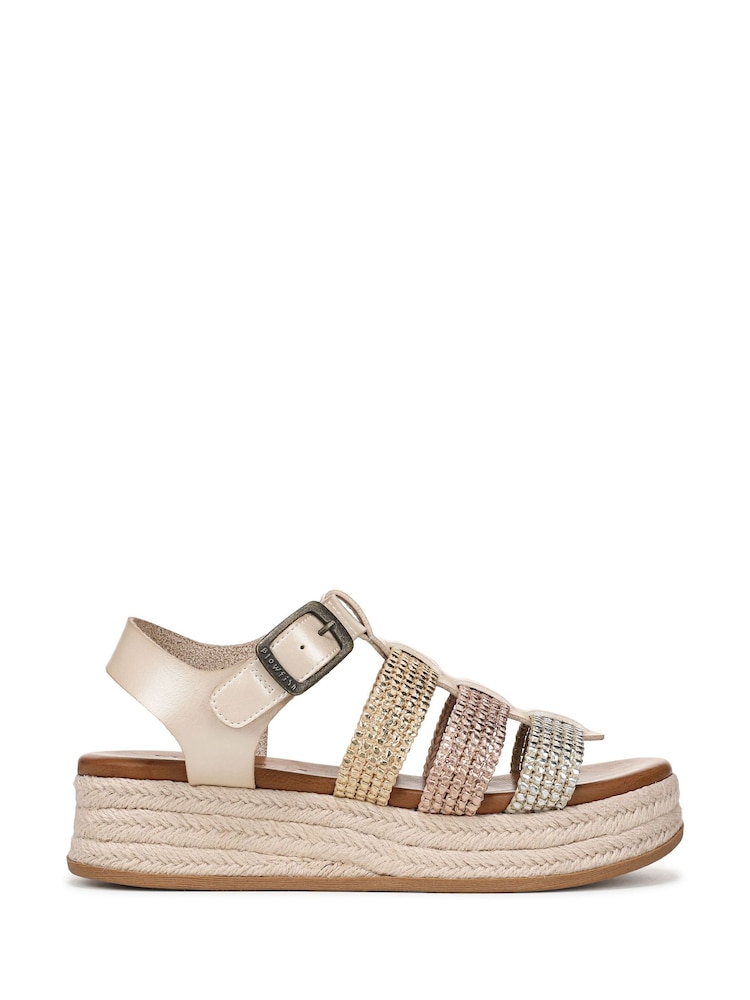 Blowfish Malibu Regular Fit Metallic Madrid Fishermans Sandals - Image 1 of 7
