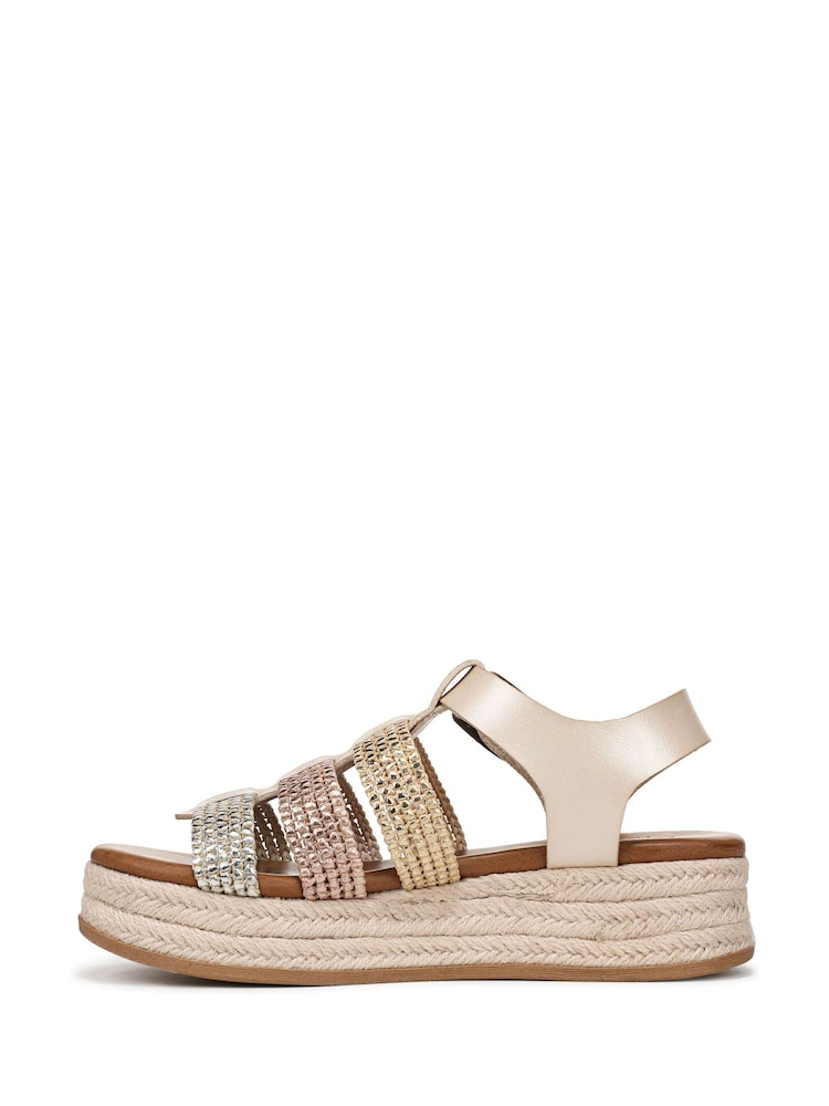 Blowfish Malibu Regular Fit Metallic Madrid Fishermans Sandals - Image 2 of 7