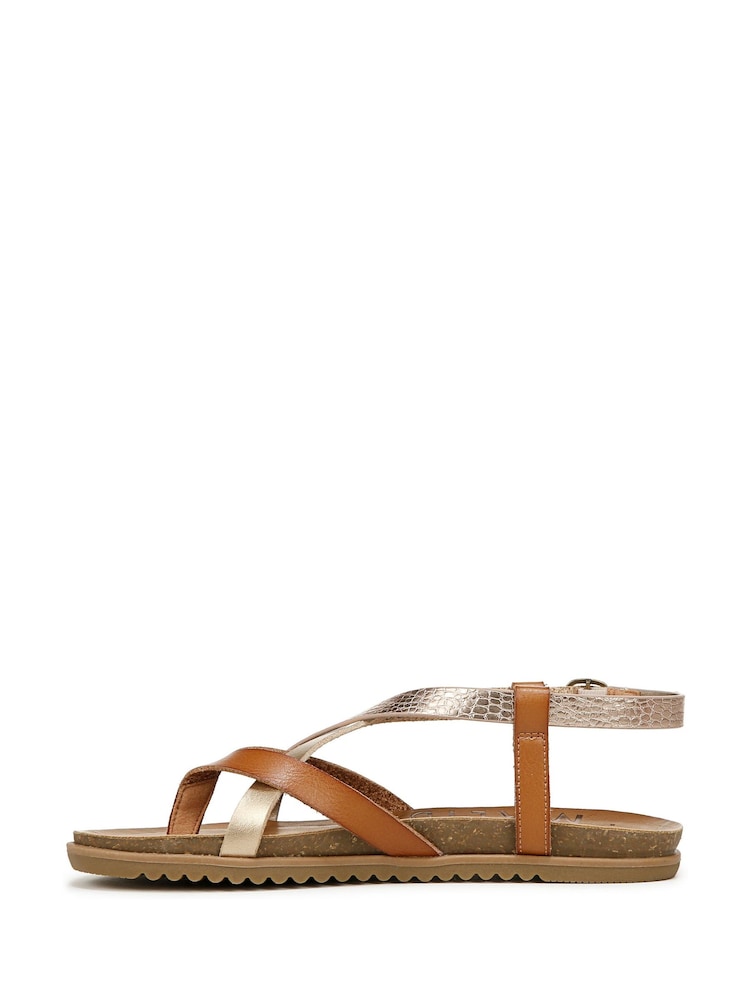 Blowfish Malibu Regular Fit Gold Mirenda Gladiator Sandals - Image 2 of 7